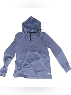 Apana Mens Light Blue Hooded Pullover Sweatshirt